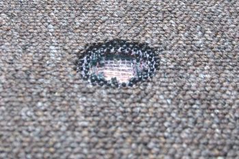 How to get burns out of carpet